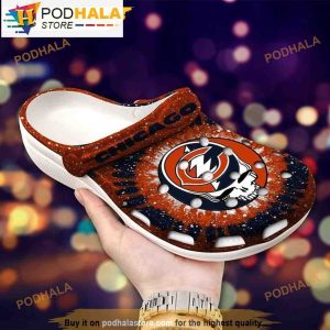 Skull Chicago Bears 3D Funny Crocs