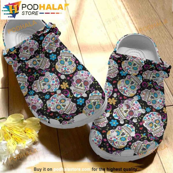Skull Classic Bone 3D Funny Crocs