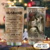 Skull Couple To My Husband Personalized Coffee Tumbler