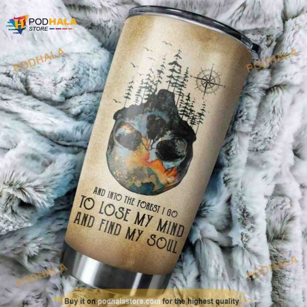 Skull Gift Hunting Gifts Into Forest Skull Coffee Tumbler