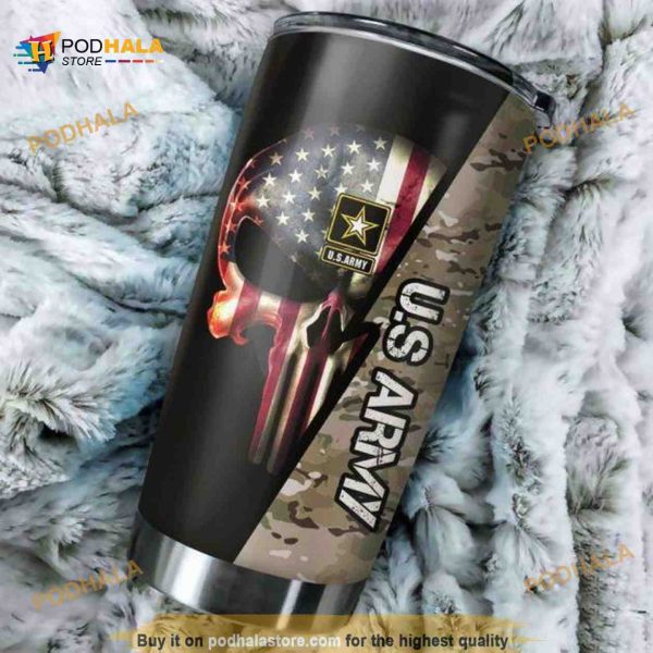 Skull Gift Military Gifts Armed Force Skull Coffee Tumbler