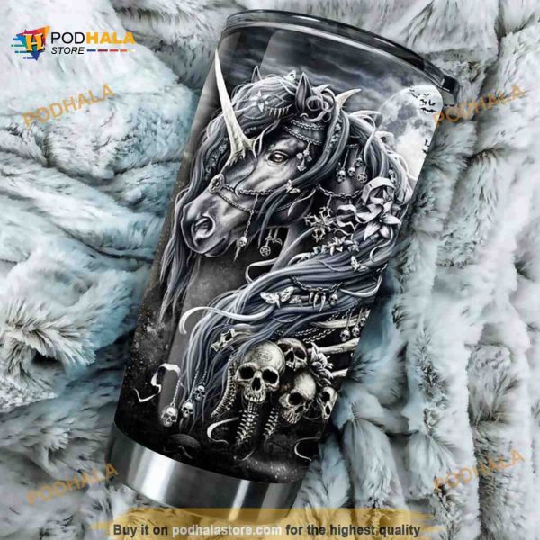 Skull Horse Stainless Steel Cup Coffee Tumbler
