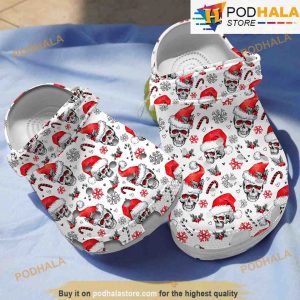 Skull Pattern Christmas 3D Funny Crocs