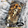 Skull Personalized Mandala Gift Travel Coffee Tumbler