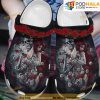 Skull Rose Couple 3D Funny Crocs Clog Shoes