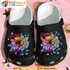 Skull Tattoo Sunflower Hippie Tattoo Women Hippie 3D Funny Crocs Clog Shoes