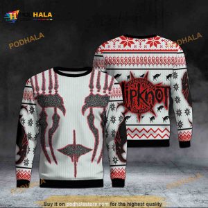 Slipknot Band Joey Jordison Face Ugly Christmas Sweater