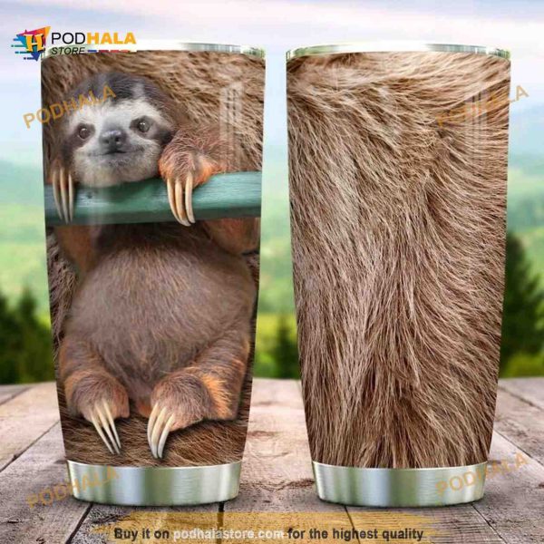 Sloth Hair Stainless Steel Cup Coffee Tumbler