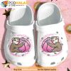 Sloth With Pink Baseball 3D Funny Crocs