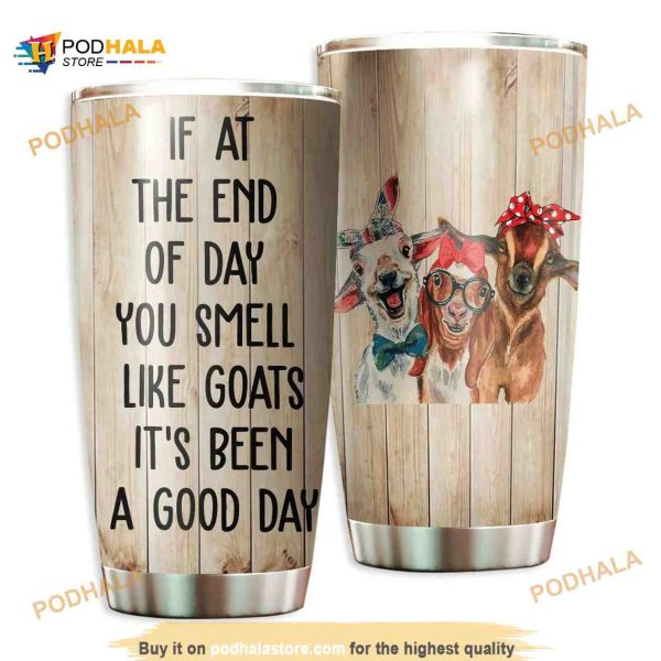 Smell Like Goats Gift Travel Coffee Tumbler All Over Print