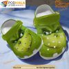 Smiling Grinch Face Christmas 3D Funny Crocs