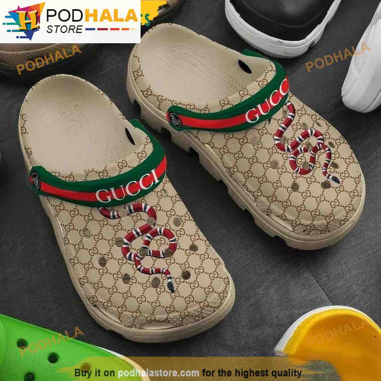 Funny Gucci Crocs Crocband Shoes Birthday Gift For Kids - Family