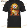 Snoopy And Charlie Brown Pumpkin Pittsburgh Steelers Halloween Moon Shirt