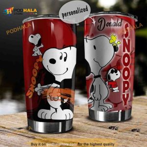 Snoopy Dog And Wood Coffee Tumbler All Over Print 3D