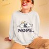 Snoopy Woodstock Nope Tired Shirt