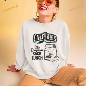 Sod Poodles Milb Store Amarillo Calf Fries Orange Sack Lunch Shirt 2