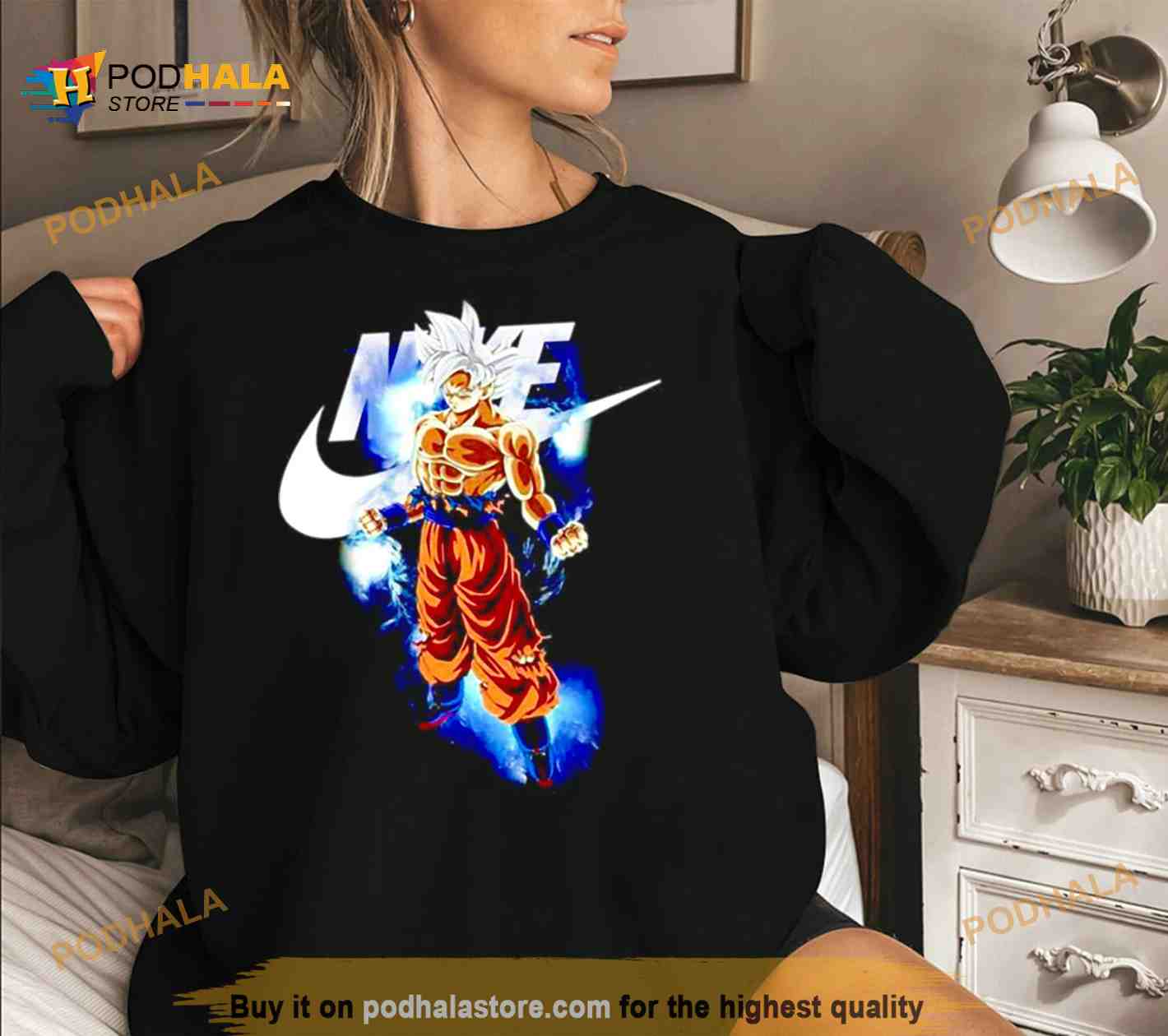 Son Goku Nike Logo Shirt Podhalastore