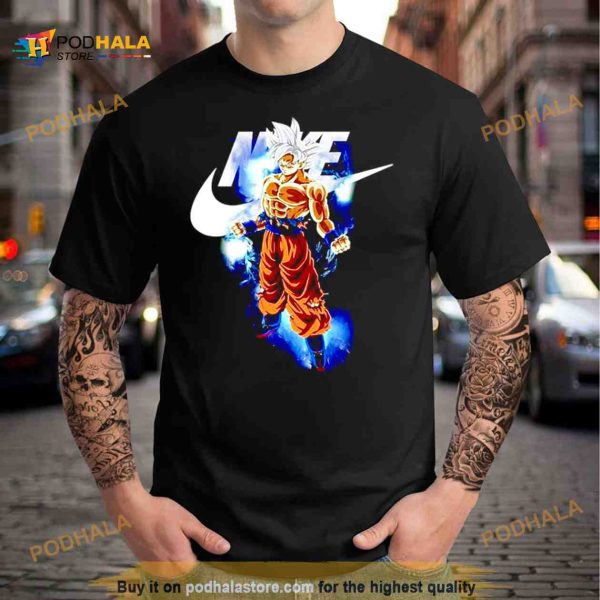 Son Goku Nike Logo Shirt