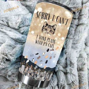 Sorry I Can’t Stainless Steel Cup Coffee Tumbler