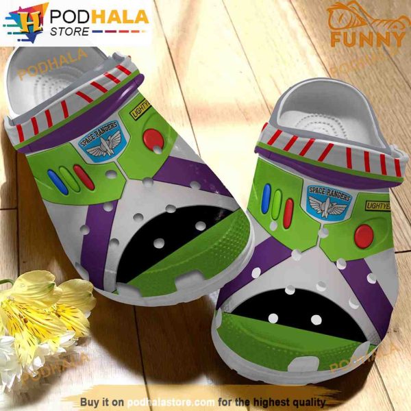 Space Ranger Gamer 3D Funny Crocs
