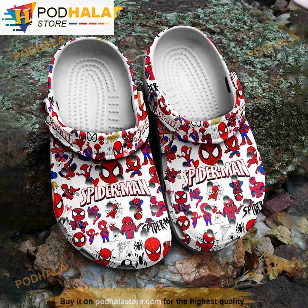 Spider Man 3D Funny Crocs Slippers - Your Ideas, Thoughts And Imaginations Into Reality Today