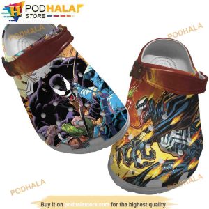 Spiderman Venom 3D Funny Crocs