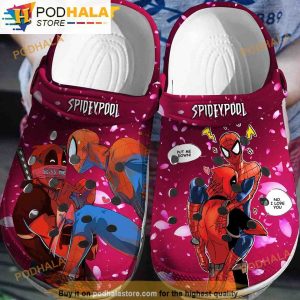 Spiderpool Spider Man 3D Funny Crocs Clog Shoes