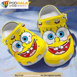 Spongebob 3D Funny Crocs Classic Clog Shoes
