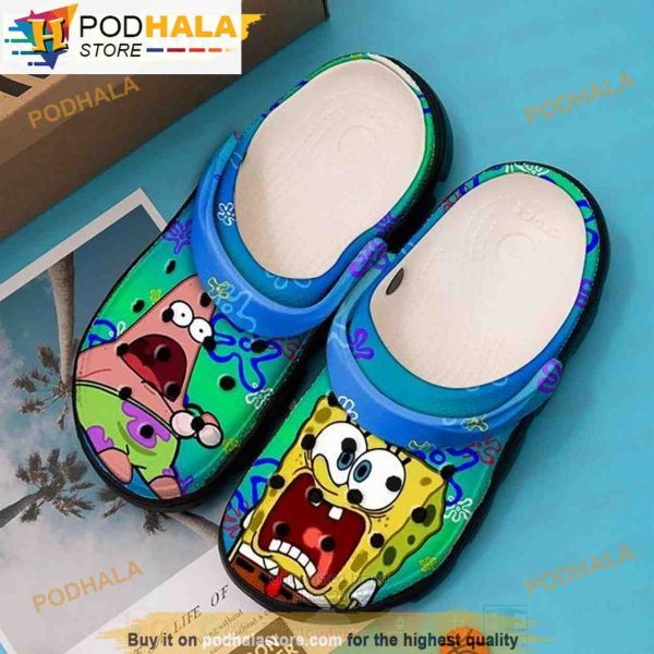 Spongebob And Patrick Star Funny 3D Funny Crocs