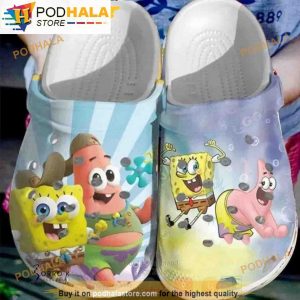 Spongebob Squarepants 3D Funny Crocs Clog Shoes