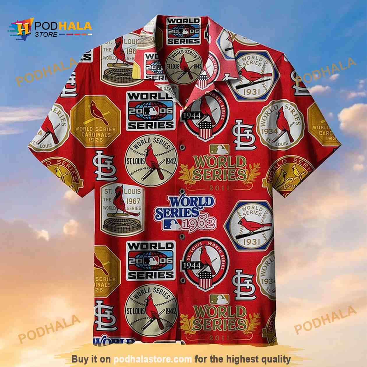 St. Louis Cardinals Funny Hawaiian Shirt Baseball Gift For