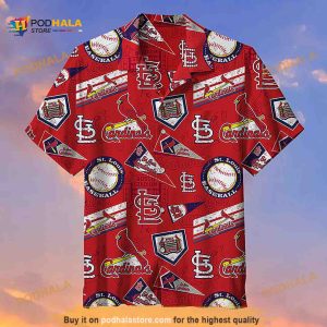 St. Louis Cardinals Funny Hawaiian Shirt Gift For Baseball Fans