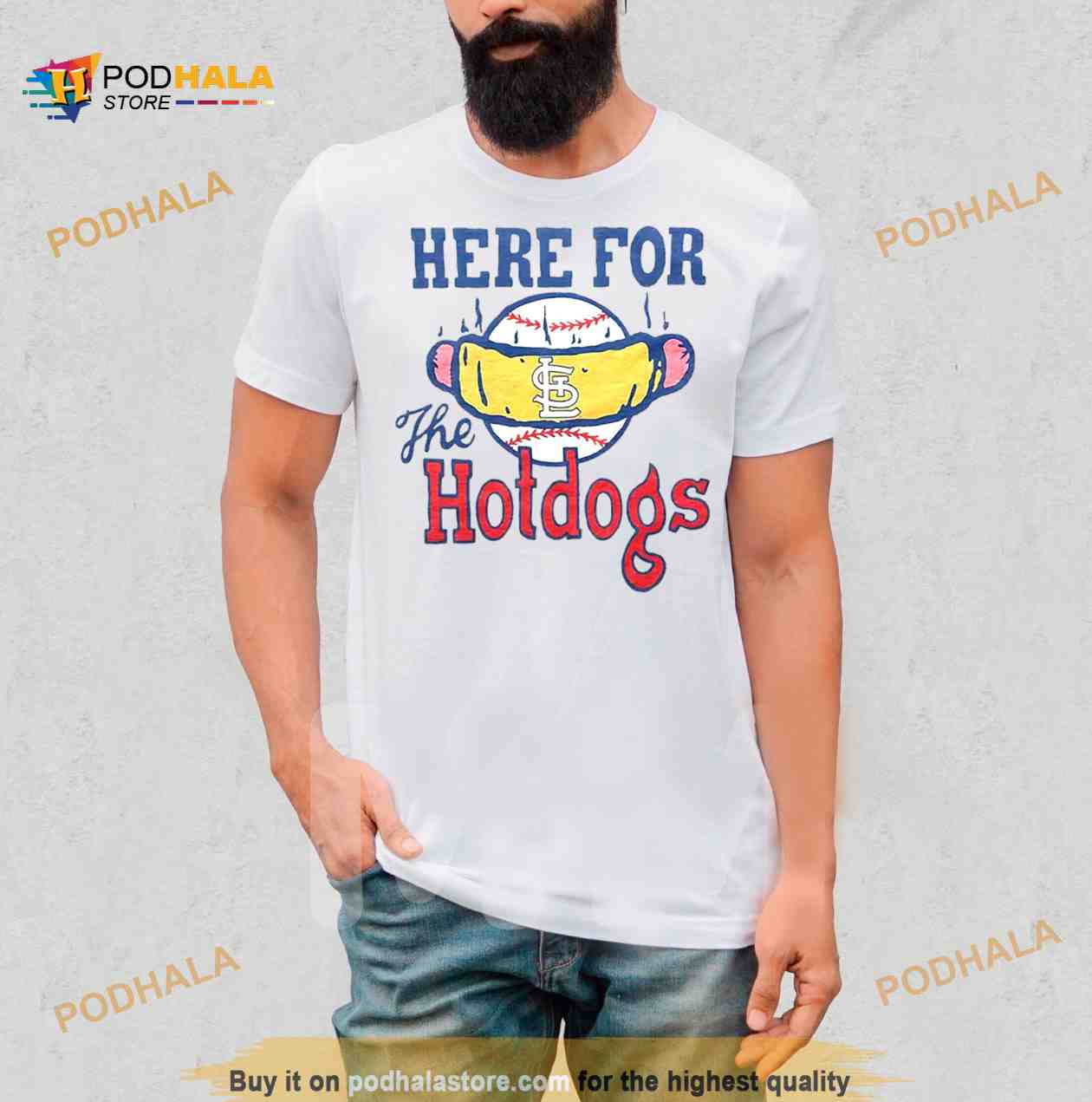 St. Louis Cardinals here for the hotdogs Shirt St. Louis Cardinals here for the hotdogs Shirt