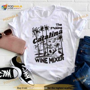 Stanek wearing a fuckin Catalina Wine Mixer Shirt 2