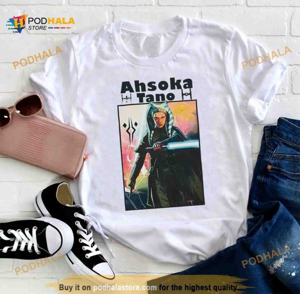 Star Wars Ahsoka Tano Lightsaber Shirt
