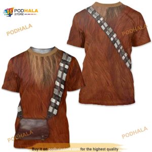 Star Wars Costume Chewbacca Shirt, Star Wars 3D Shirt