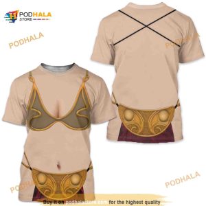 Star Wars Costume Leia Slave Star Wars 3D Shirt