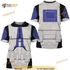 Star Wars Costume The 501st Legion 3D Shirt, Clone Trooper Costume