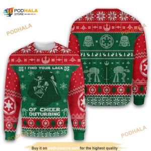 Star Wars Darth Vader Funny Ugly Christmas Sweater