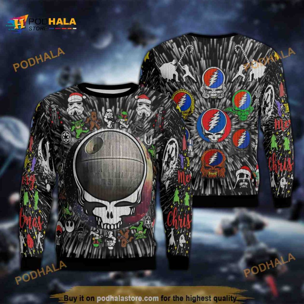 Star Wars Grateful Dead Ugly Christmas Sweater Podhalastore