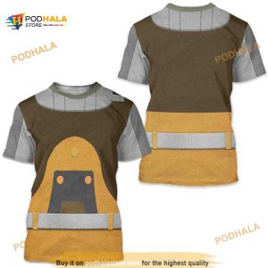 Star Wars Rebels Costume, Hera Syndulla 3D T-shirt