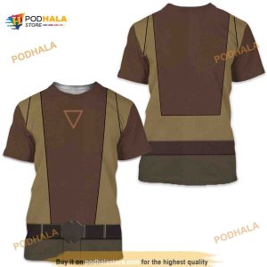 Star Wars Rebels Costume, Kanan Jarrus 3D T-shirt