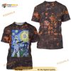 Star Wars Stormtrooper Starry Night Custom Bleached Tie Dye T-Shirt
