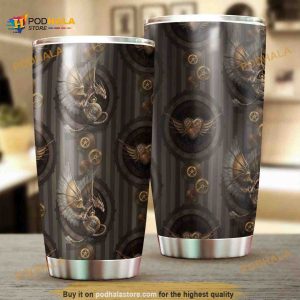 Steampunk Dragon Stainless Steel Coffee Tumbler