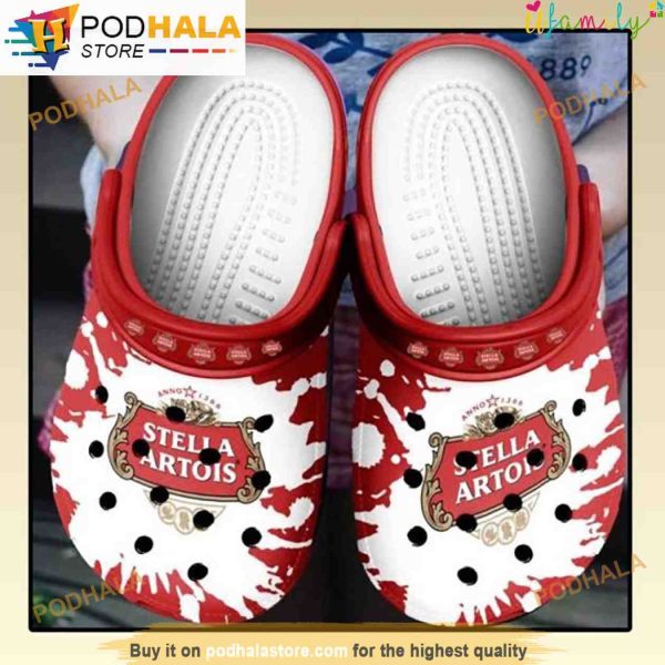 Stella Artois Beer 3D Funny Crocs