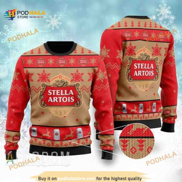 Stella Artois Ugly Christmas Sweater, Xmas Gifts
