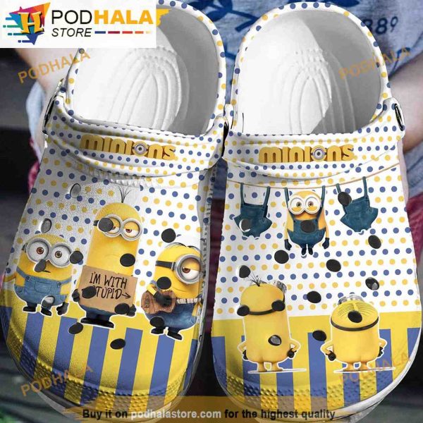 Step Into Adventure With Minion 3D Funny Crocs Clog Shoes