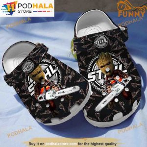 Stihl Groot 3D Funny Crocs