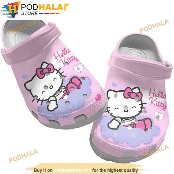 Sting On The Cloud Hello Kitty 3D Funny Crocs Clogs