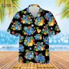 Stitch Hawaiian Shirt, Pineapple Pattern Summer Beach Gift, Disney Aloha Shirt